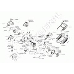 Belt cover 51 Highline Short 47455601 ORIGINAL AL-KO | NewgardenParts.com
