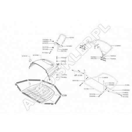 Barre de support de panier Tract. 514183 ORIGINAL AL-KO | NewgardenParts.com