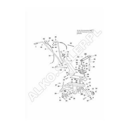 Accélérateur 1030-950 405127 ORIGINAL AL-KO | NewgardenParts.com