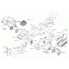 Original AL-KO DCS3143 531275 Semovente Getriebe | NewgardenParts.com