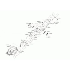 Right Hand Control Black Grey Lever 451838 ORIGINAL AL-KO | NewgardenParts.com