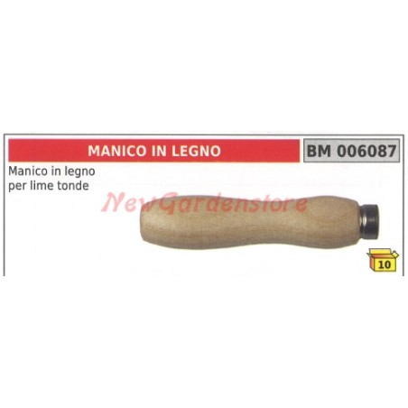 Manico in legno per lime tonde NEW GARDEN STORE 006087 | NewgardenParts.com