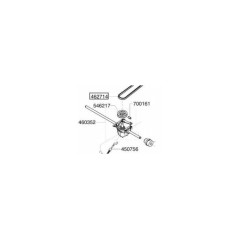 Cinghia 48 Vs - Spz 825 462714 ORIGINALE AL-KO