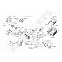 Mulching cap 51 Hl 47456401 ORIGINAL AL-KO | NewgardenParts.com