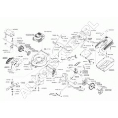 Brake Cable L.1130 452061 ORIGINAL AL-KO | NewgardenParts.com
