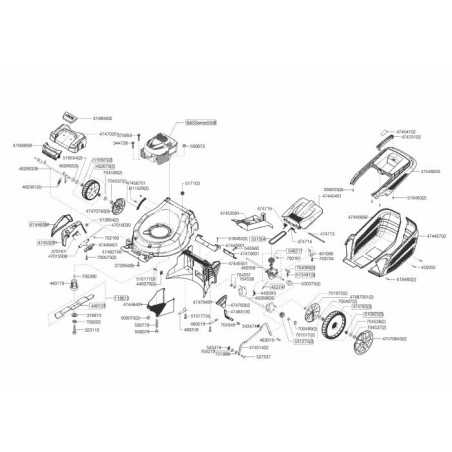 AL-KO 1350 Sba 4855Sp 455842 ORIGINAL SEMOVOLENZA CABLE | NewgardenParts.com