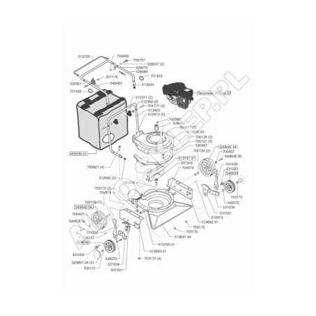 Brake Lever X Tornado Ross 3000 51370502 ORIGINAL AL-KO | NewgardenParts.com