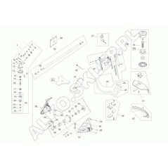 Accel. Handle Frs4125 462533 ORIGINAL AL-KO | NewgardenParts.com