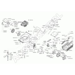 Brake Cable L1060 U209 525769 ORIGINAL AL-KO | NewgardenParts.com