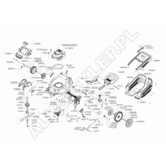 Traction Cable 1300 Nhc 454773 ORIGINAL AL-KO | NewgardenParts.com