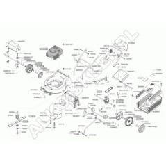 Brake Cable + Lock L1130 U199 523378 ORIGINAL AL-KO | NewgardenParts.com