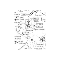Antrieb cable 1220 Kunstst 454808 ORIGINAL AL-KO | NewgardenParts.com