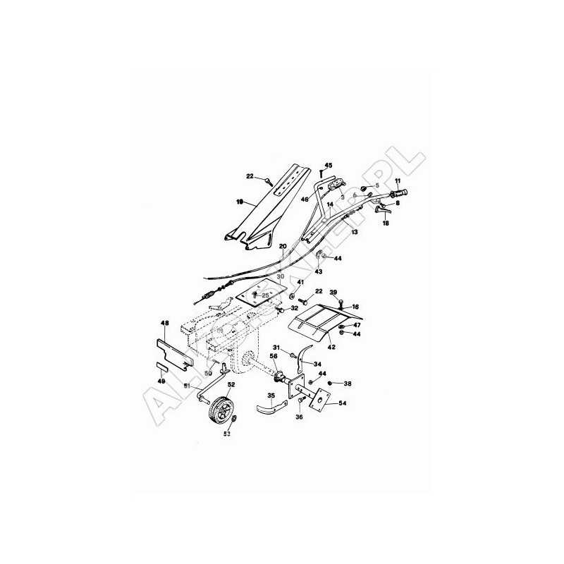 Rear Cable Complete Mtz (Alternative- 405096) 401453 ORIGINAL AL-KO