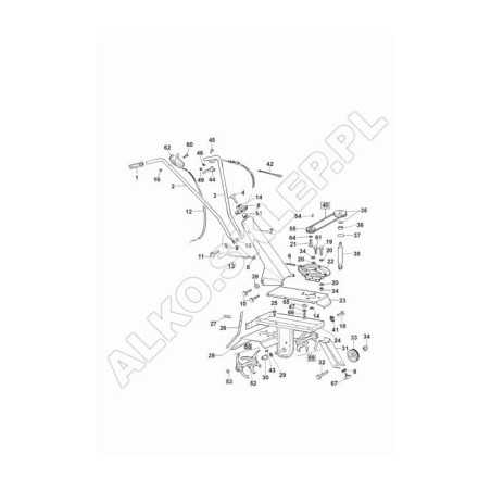 Yellow Wheel Support Mh3 (Alternative- 40296140) 402961 ORIGINAL AL-KO | NewgardenParts.com