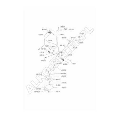 Acceleratore Combi Tn 405125 ORIGINALE AL-KO | NewgardenParts.com