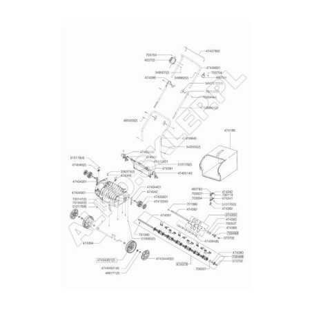 AL-KO ORIGINAL Vle/B 47418840 Griff | NewgardenParts.com