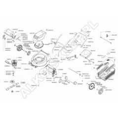 Ventilador + Buje Mot.1600 Cn 470181 ORIGINAL AL-KO | NewgardenParts.com