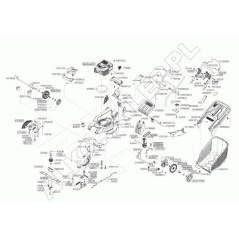 AL-KO Variator Cable 5300Brv 470153 ORIGINAL | NewgardenParts.com