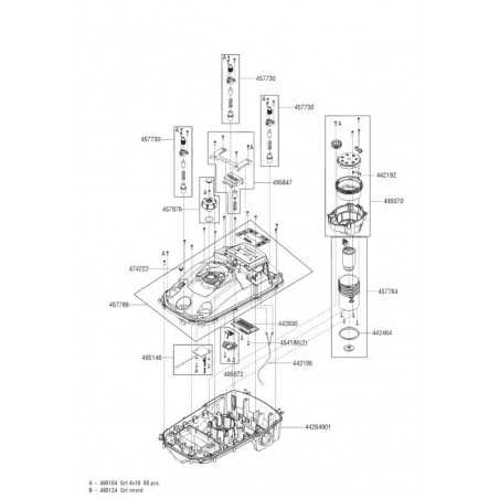 Châssis inférieur 500-2000 Robo 3e génération 44264901 ORIGINAL AL-KO | NewgardenParts.com