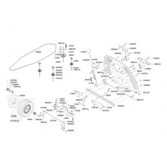 Left arm 46806830 ORIGINAL AL-KO | NewgardenParts.com