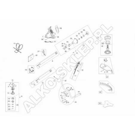 Asta Accessori Bc330Mt 413484 ORIGINAL AL-KO | NewgardenParts.com