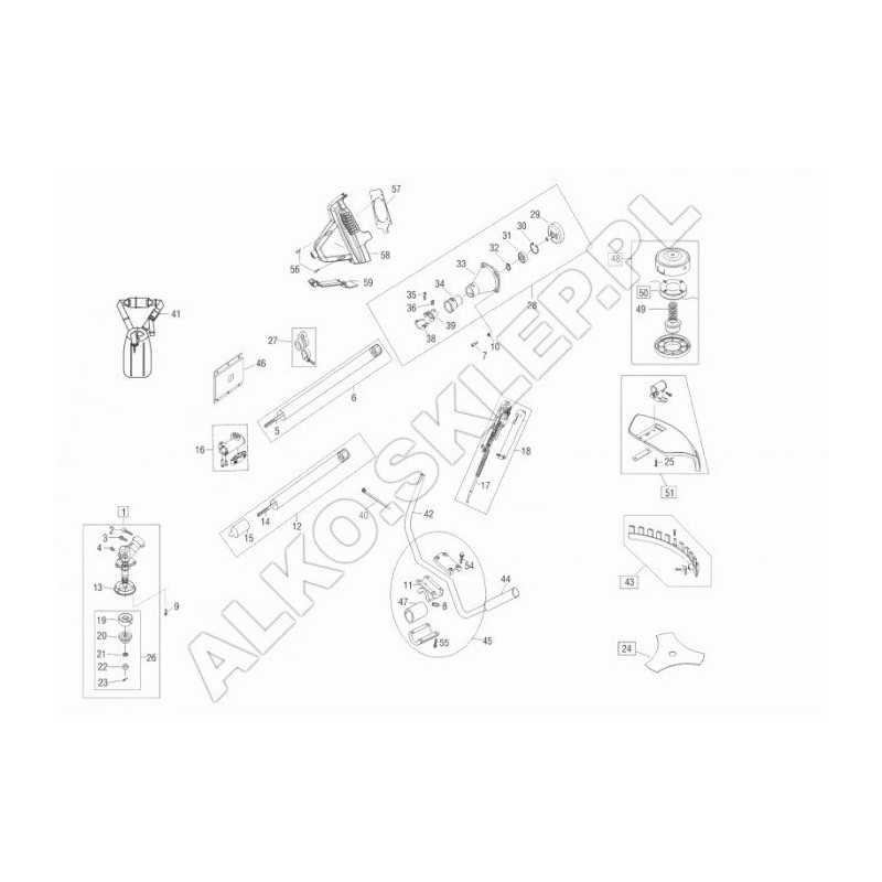 Asta Bc330Mt 413483 ORIGINALE AL-KO