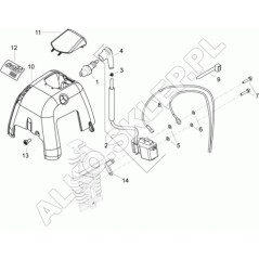 Bobina de arranque original AL-KO para motor de 54 cc SL2300217