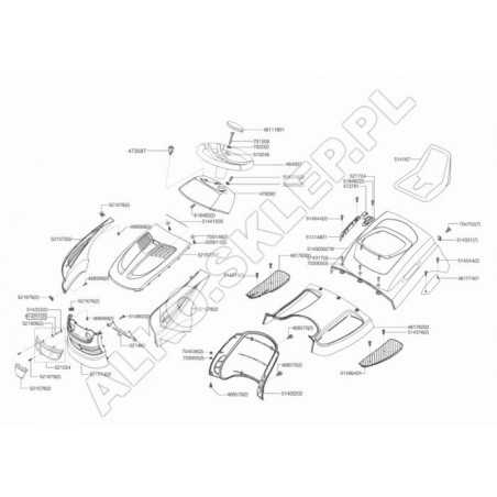 Front Bonnet Part Left 52157602 ORIGINAL AL-KO | NewgardenParts.com
