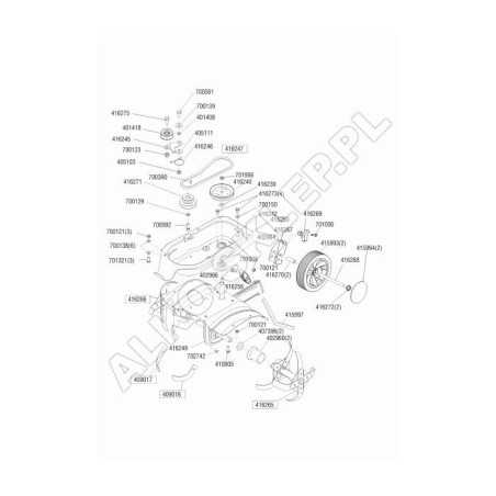 Arbre d'origine AL-KO Mh350 402966 | NewgardenParts.com