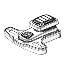 Front cover for lawnmower robot AMBROGIO 4.0 ELITE