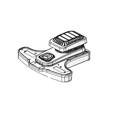 Front cover for lawnmower robot AMBROGIO 4.0 ELITE | NewgardenParts.com