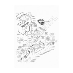 Ventilador para aspiradora AL-KO Tornado 51370701 ORIGINAL | NewgardenParts.com