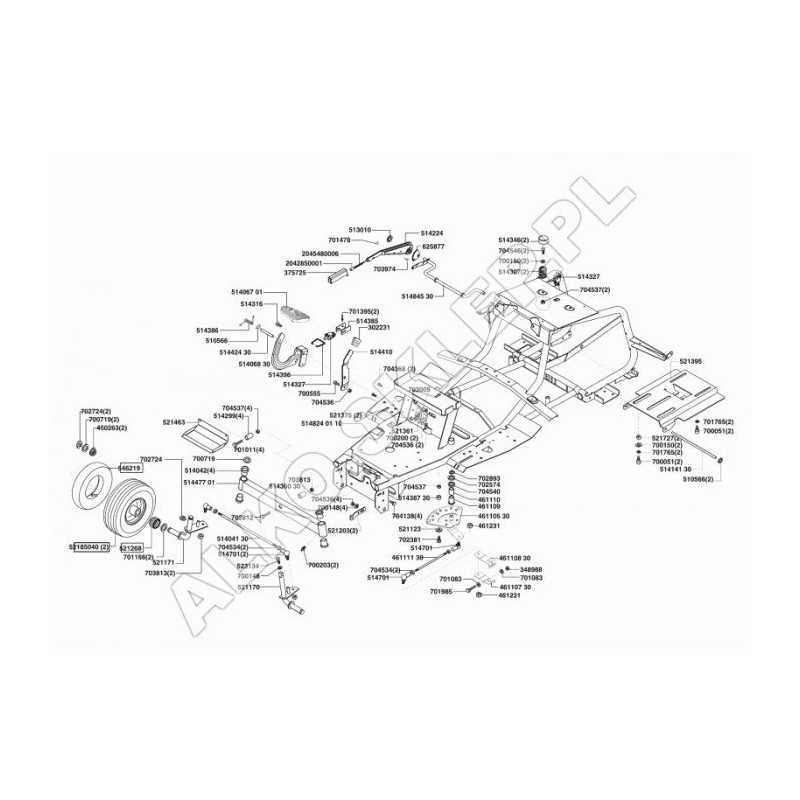 Levier de régulation de coupe AL-KO ORIGINAL 514224