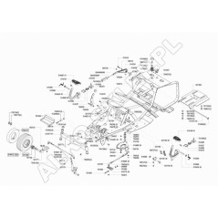 Original AL-KO TR 1000 51468830 Lenkgetriebe | NewgardenParts.com