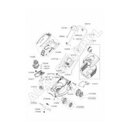 ORIGINAL AL-KO 38.2E 412480 engine | NewgardenParts.com