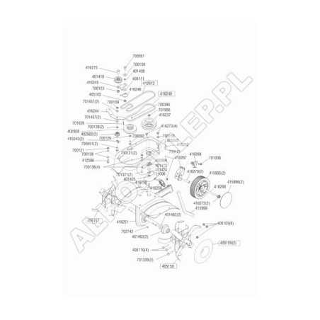 Pulley Mot.Mh5 (Alternative- P109260005280) 402928 ORIGINAL AL-KO | NewgardenParts.com