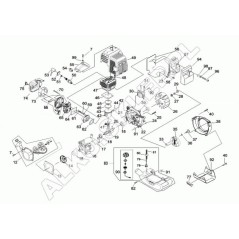 Vilebrequin AL-KO d'origine pour BC 4535 II 411722 | NewgardenParts.com