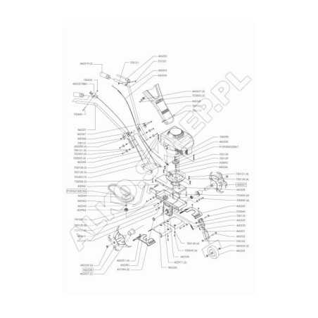 AL-KO ORIGINAL MH350 402977 Groupe de coupe gauche | NewgardenParts.com