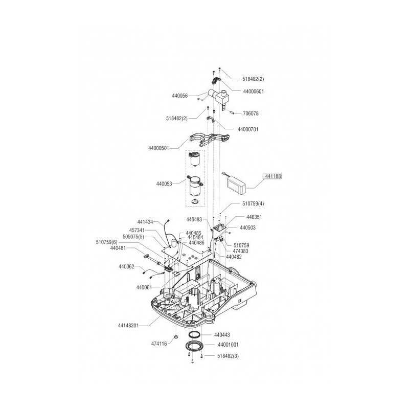 Original AL-KO Alzo Robot 4000 440053 Motor