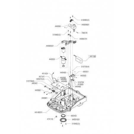 Original AL-KO Alzo Robot 4000 440053 Motor | NewgardenParts.com