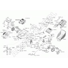 Getriebe 1V 47-52 Alu 442817 ORIGINAL AL-KO