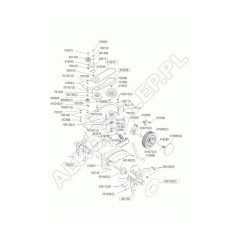 Fresa Comp. Sx+Dx 417466 ORIGINALE AL-KO | NewgardenParts.com