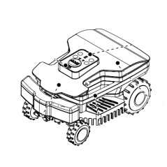 Cover cap for lawnmower robot AMBROGIO L15 - L20 YEAR2020 GENERAL PHOTO