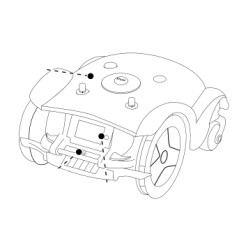 Gummiabdeckung für Rasenmähroboter AMBROGIO L250 GENERISCHES FOTO | NewgardenParts.com