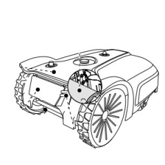 Cover cap for lawnmower robot AMBROGIO L350i GENERIC PHOTO