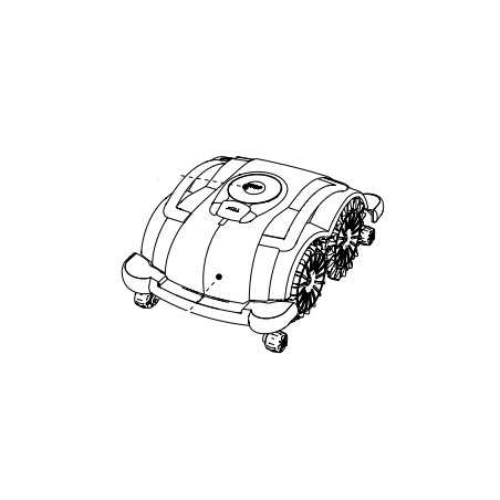 Cover cap for lawnmower robot AMBROGIO L60 ELITE GENERIC PHOTO | NewgardenParts.com