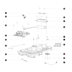Deckel ORIGINAL BLUEBIRD Mähroboter AB12.02.00.0150 Schnittstelle 4G i108E | NewgardenParts.com