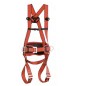 Fall arrest harness with positioning belt has anchor point Fall arrest harness with positioning belt has anchor point