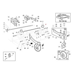 Camma regolazione altezza taglio GTR ORIGINALE GIANNI FERRARI BFB 95220110001 | NewgardenParts.com