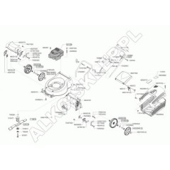 Support de roue gauche 46048430 ORIGINAL AL-KO | NewgardenParts.com